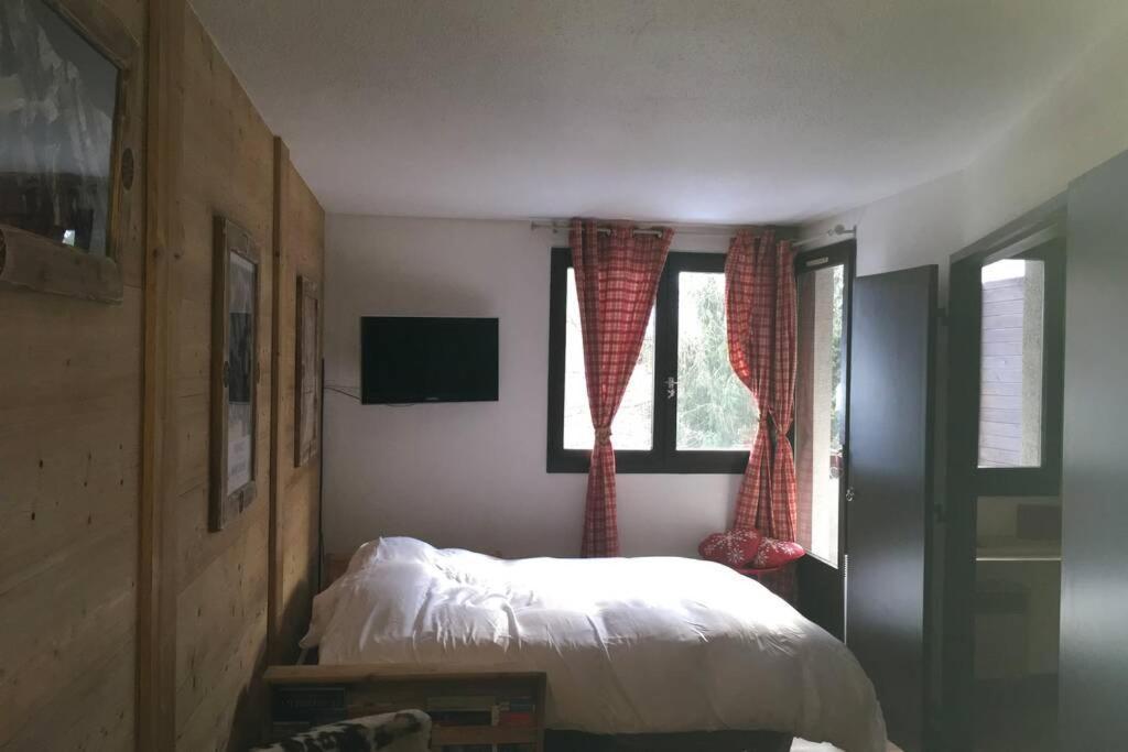 Charmant Appartement, Centre Ville, Vue Mont-Blanc 霞慕尼 外观 照片