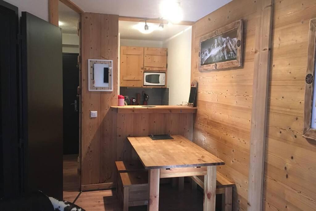 Charmant Appartement, Centre Ville, Vue Mont-Blanc 霞慕尼 外观 照片